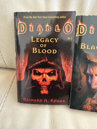 Diablo Trilogy 1-3 Legacy Of Blood The Black Road Kingdom of Shadow Knaak 2001 - Imagen 2 de 9