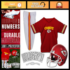 Youth NFL Football Uniform Set - Kids Costume for Boys & Girls, Sports Gear