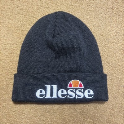 Ellesse Velly Beanie Strickmütze Schwarz Unisex Wollmütze Mütze Winter