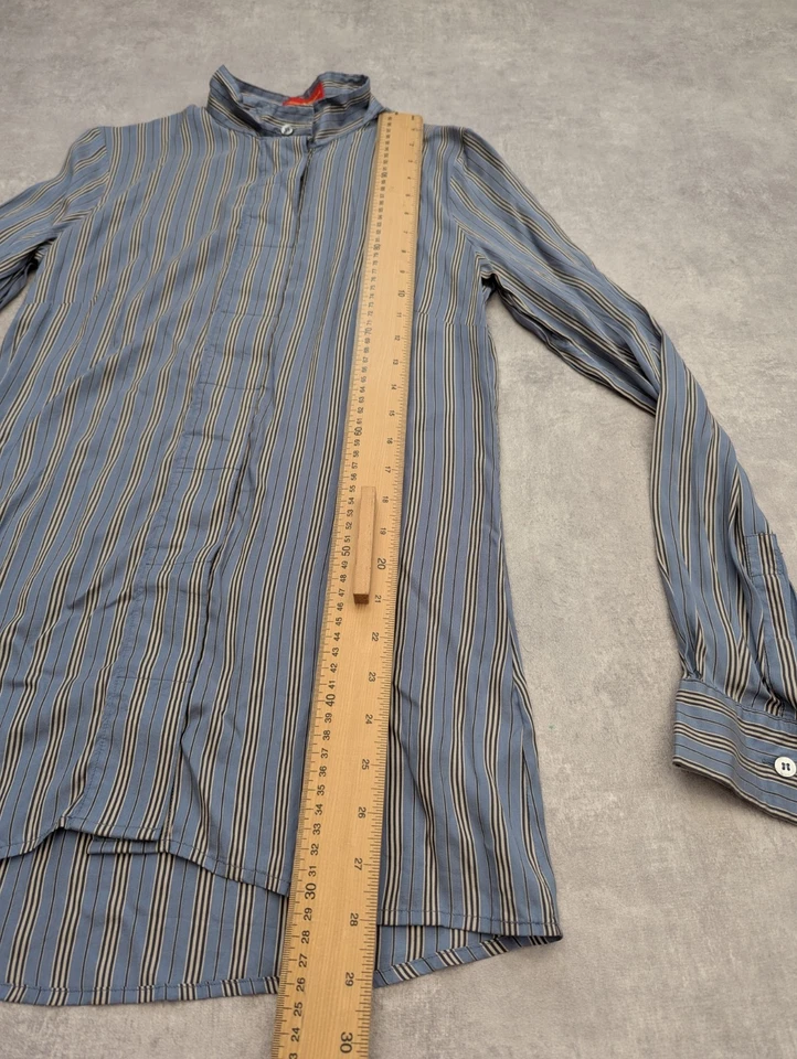 Camisa Vivienne Westwood Mujer Reino Unido 8 10 Etiqueta Roja 100% Seda Transparente Detalle IT 40 Foto 2 de 4