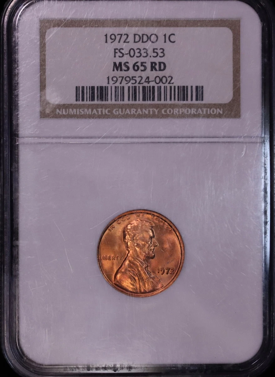 NGC Grade MS 65 Lincoln Memorial Small Cents (1959-2008) for sale