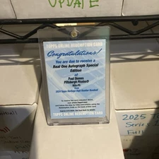 **ALREADY REDEEMED**Paul Skenes Real One Autograph Special Edition 