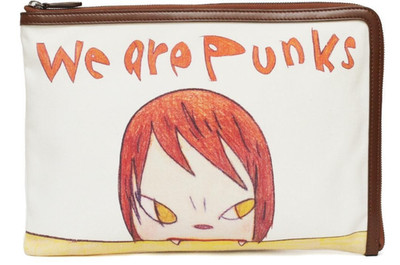 Stella McCartney x Yoshitomo Nara collaboration Clutch bag PC case good used