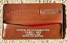 NOS 1958 Chrysler Corporation Family Day Center Line MI Hair Nail Kit Mopar Rare