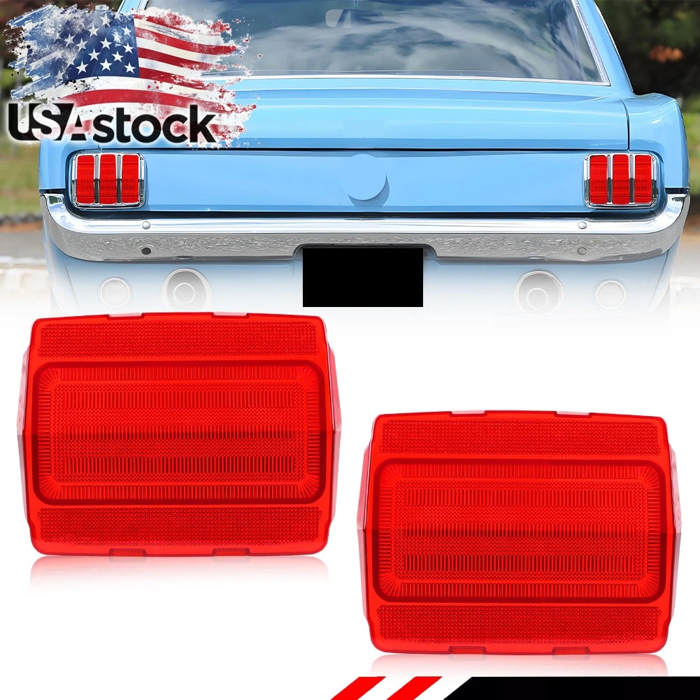 Par De Lentes Y Juntas De Luces Traseras Para Ford Mustang 1964-1966 – Piezas Vintage United Pacific
