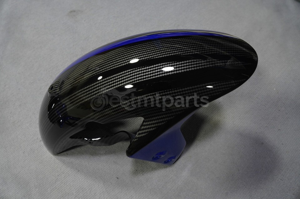 Black Carbon Fiber & Blue Fairing Kit Fit for Yamaha YZF R7 2022 2023 ...