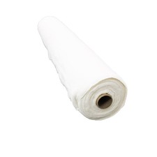 Polyester Quilting Batting White Fabric by The Bolt 90 Inches x 6 Yards