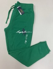 Image of Polo Ralph Lauren Big Pony Fleece 3 Pockets Men Track Jogger Bottoms Slim Large