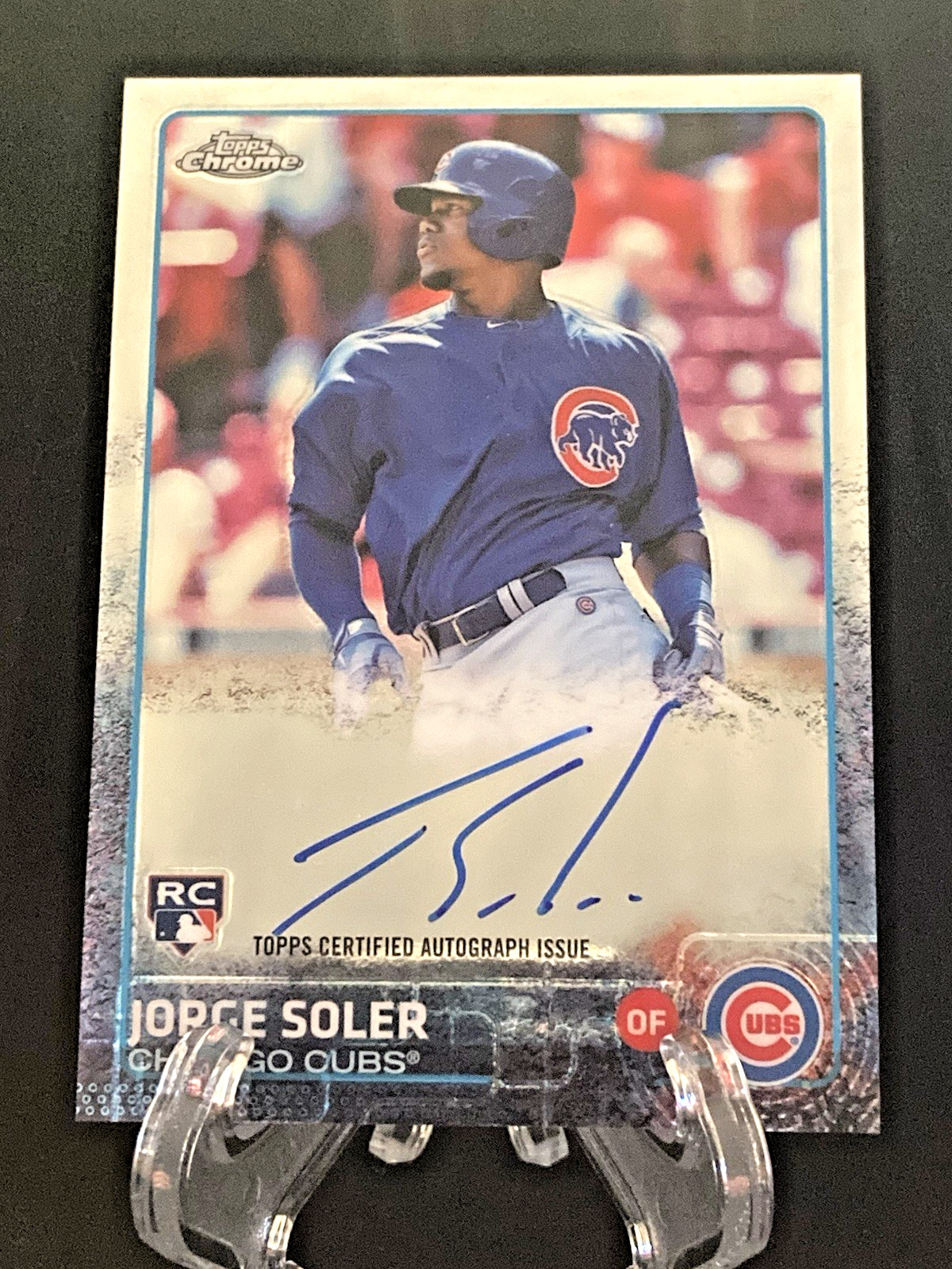 Jorge Soler 2015 Topps Chrome RC Auto. Cubs