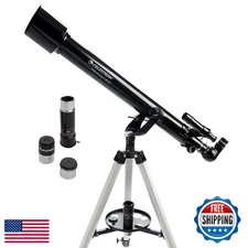 Celestron PowerSeeker 60AZ Telescope 60mm Alt-Azimuth Beginner Portable