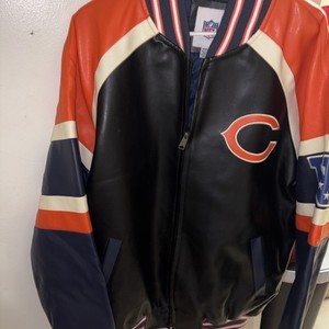 Chicago Bears Leather Jacket | eBay