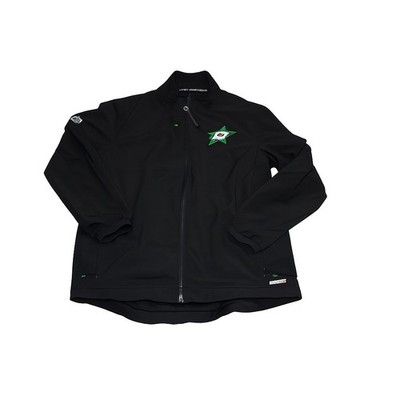 Dallas Stars Fanatics Authentic Pro Rink Jacket Black Full Zip Mens Large EUC