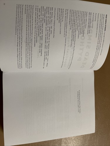 Dead Simple Python: Idiomatic Python for the Impatient Programmer by Jason C. Mc - Foto 8 di 9