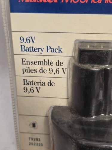 MASTER MECHANIC 9.6v Battery Pack New Sealed - Picture 3 of 4