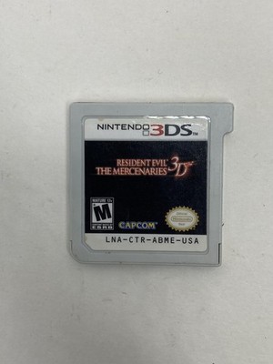 Resident Evil: The Mercenaries 3D (Nintendo 3DS, 2011) Cartridge 