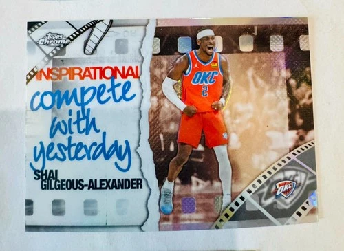 2025 Topps Chrome Shai Gilgeous-Alexander Base (RAW)
