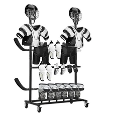 Hockey Gear Drying Rack, Large Capacity Ice Hockey Equipment Display Storage ...