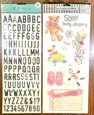 Me & My Big Ideas Baby Stickers Scrapbooking Card Making - 2 pkgs