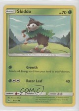 Skiddo Pokémon Sun & Moon Forbidden Light #9