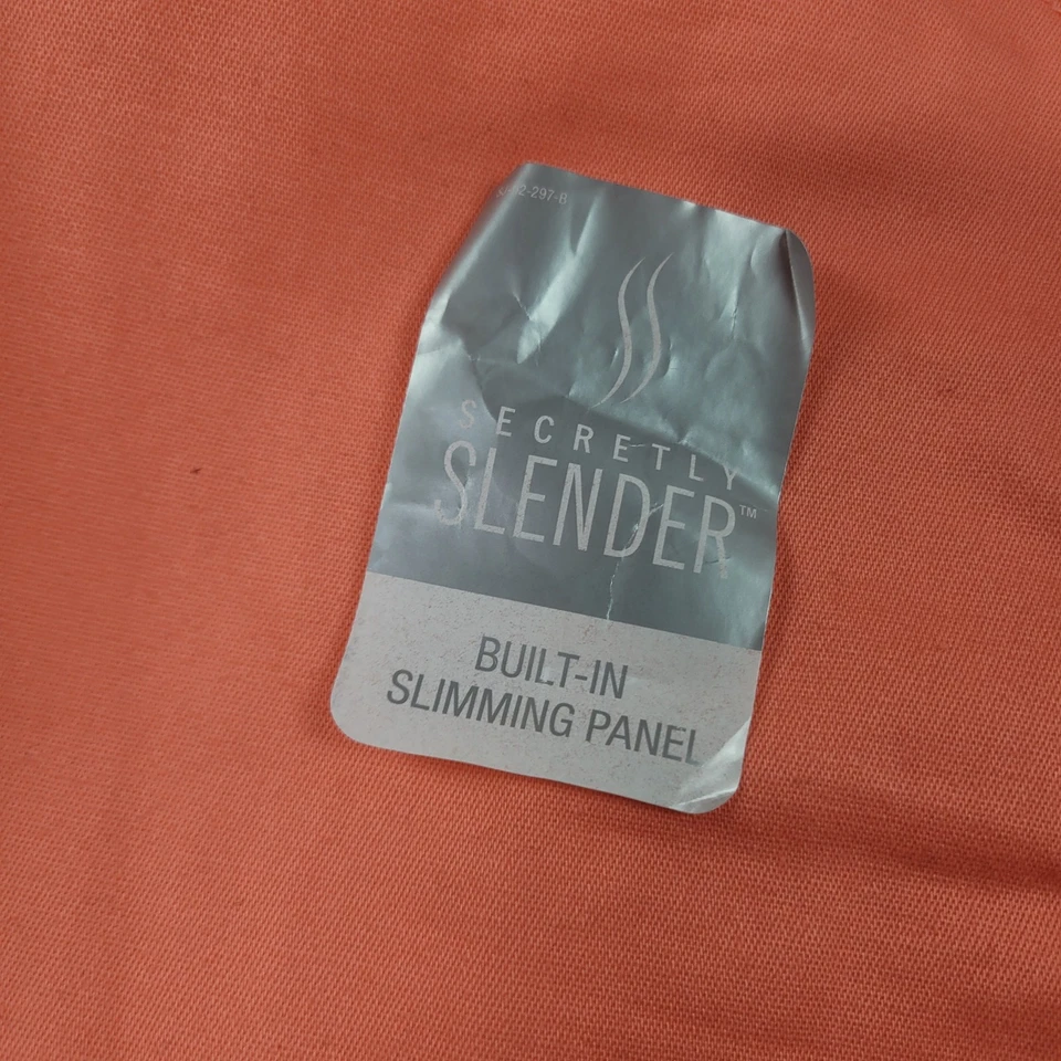 St. Johns Bay 女式 12 卡普里裤融合珊瑚全新带标签高腰休闲修身 — 第 3/4 张图片