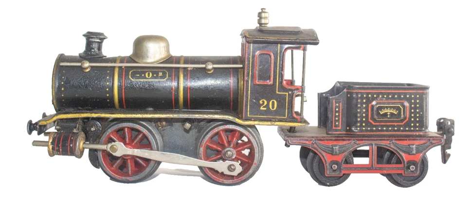 Early Version of 1900's Märklin hand painted #20 0-4-0 Clockwork Locomotive - Image 2 of 4