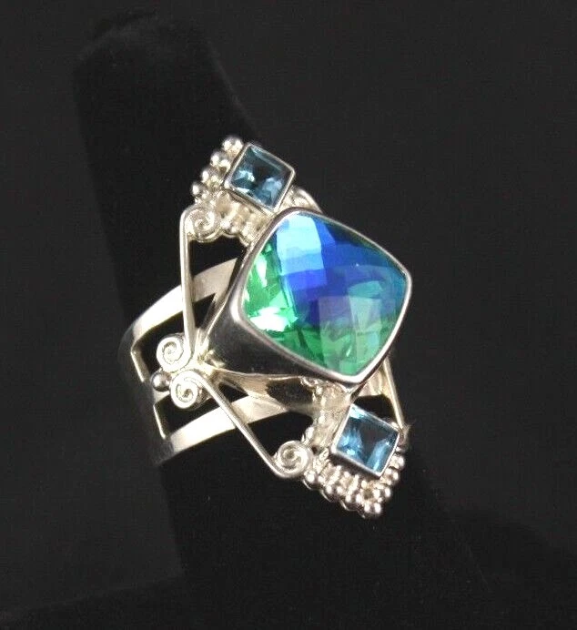 Caribbean blue best sale topaz