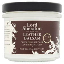 Lord Sheraton Leather Cream Balsam Pure Beeswax Nourishing Protect Polish 125ml
