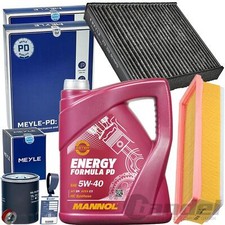 MEYLE FILTER INSPEKTIONSPAKET+MANNOL 5W40 für FIAT PANDA FIAT 500 LANCIA YPSILON