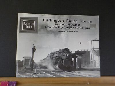 #ad Burlington Route Steam Locomotive Photos from the Roy Campbell Collection Burg $150.00