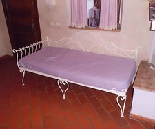 DIVANO LETTO in FERRO BATTUTO . Realizzazioni Personalizzate . 932