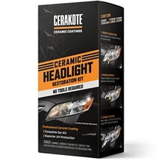 Cerakote Long-Lasting Headlight Restoration Kit- Easy 3-Step, Tool-Free Solution