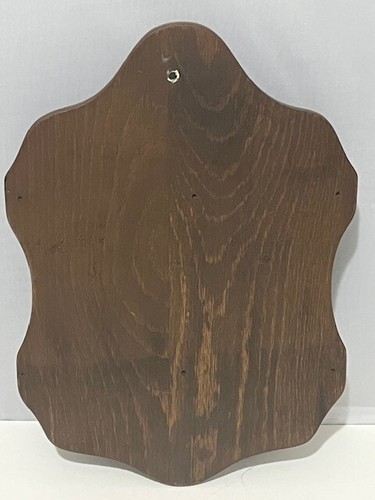 Vintage Holz 12 Schlitze Souvenir Sammlerstück Löffel Wand Display Regal Halter 10,5" x 7" - Bild 4 von 6