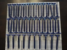 50 RAZORS: McKesson Disposable Twin Blade Razors Single Use Open Blue
