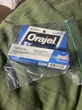 Orajel 3X Mouth Sores - Medicated, Immediate Relief, 0.42oz Gel Each - 1 Tubes