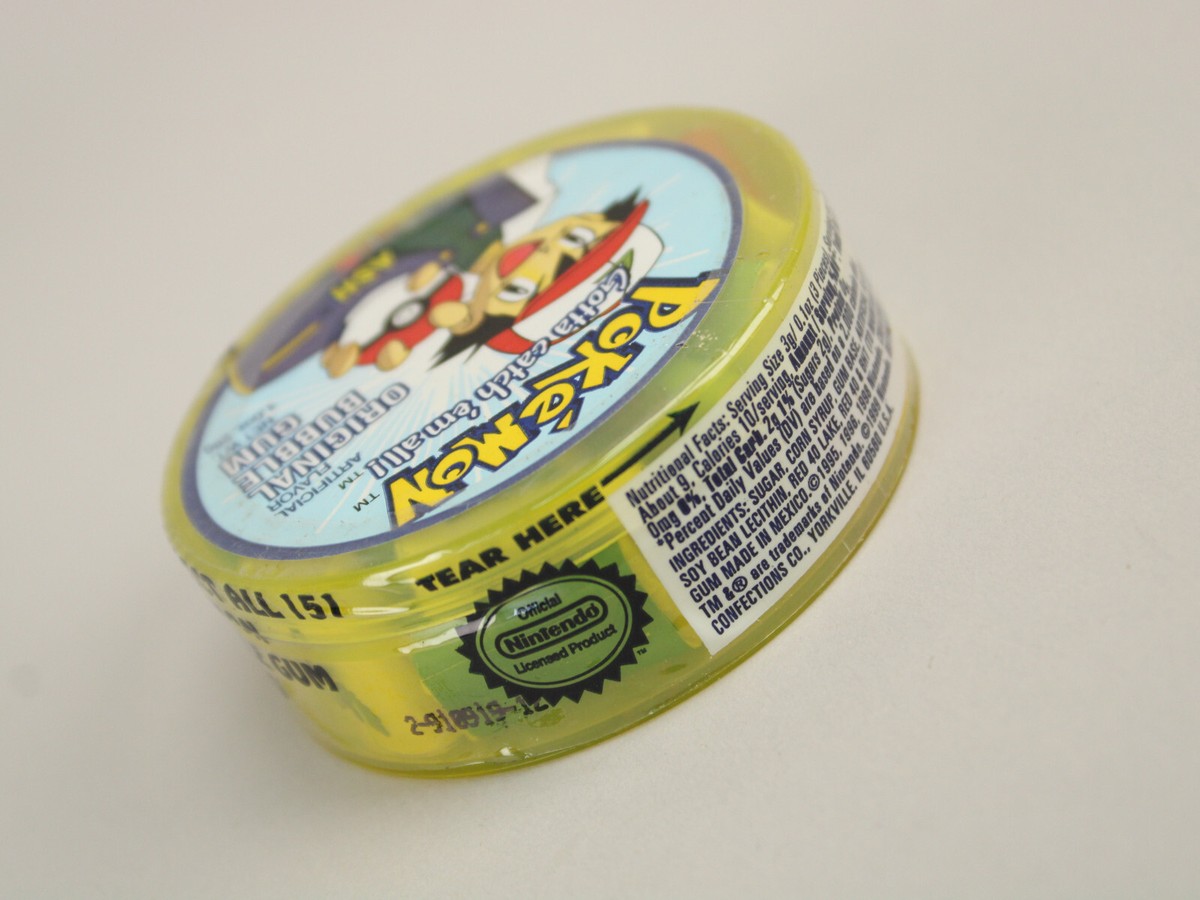 1999 Pokemon Poke Original Bubble Gum Container Squirtle # 7
