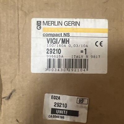 MERLIN GERIN VIGI/MH 29210 ERDSCHLUSSMODUL 100/160A - ERSETZT DURCH LV429210
