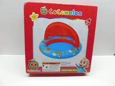 Cocomelon Toddler Inflatable Shaded Pool  Ages 2+ New