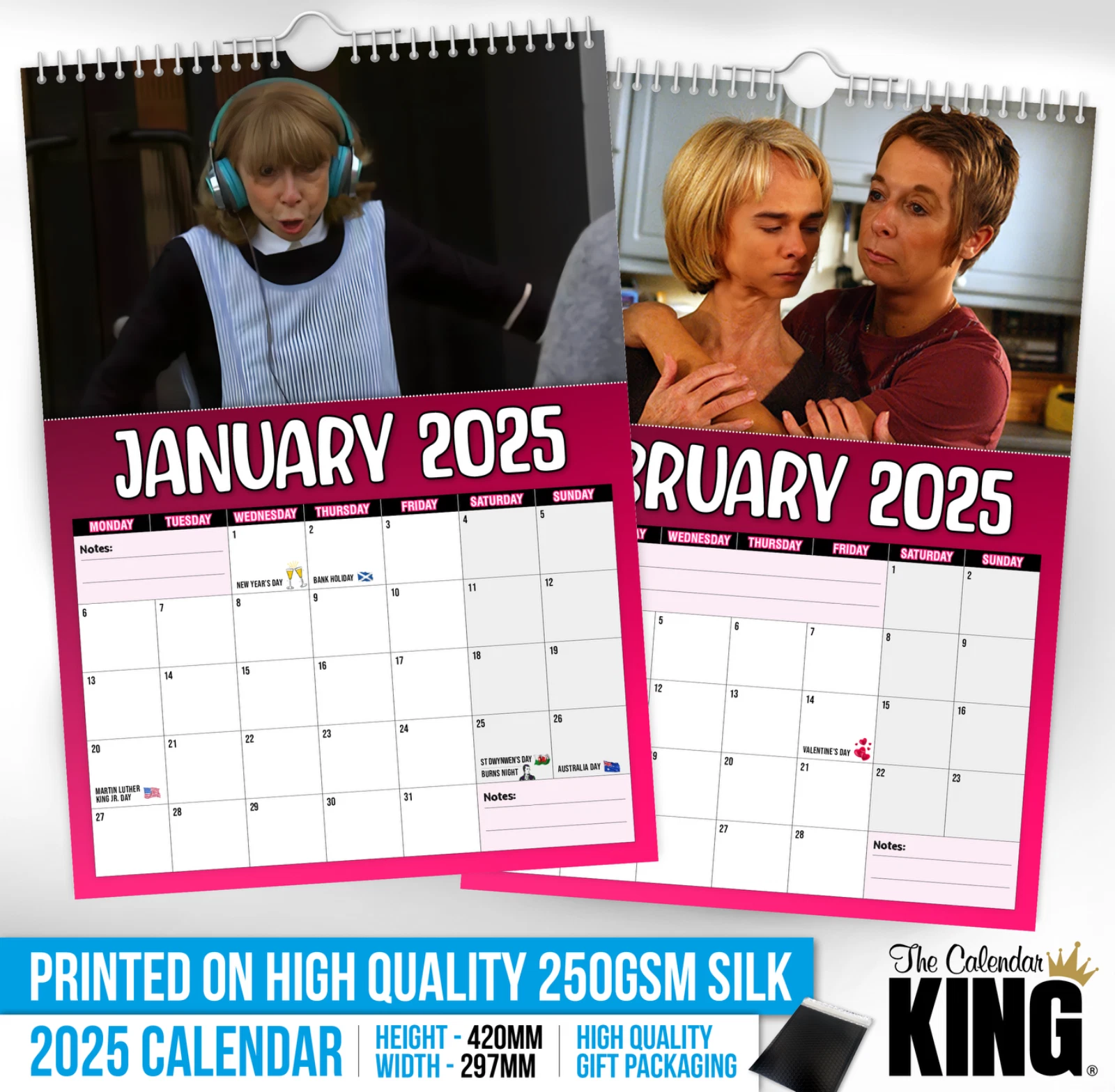 2025 Calendar - Gail Platt – Funny - Quirky - Christmas - Birthday