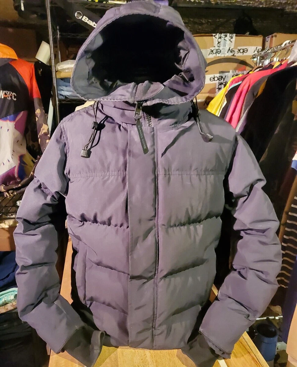 Women's Size Small CANADA GOOSE Black Goose Down Parka Warm Ski Jacket 3804MB