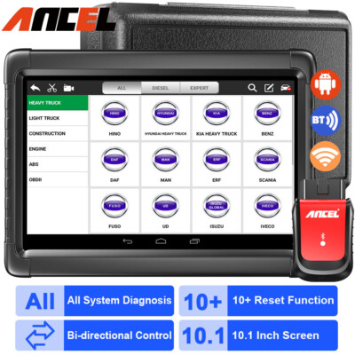 ANCEL X6 Car Bi-directional All System OBD2 Scanner Diagnostic Scan Tool Oil EPB