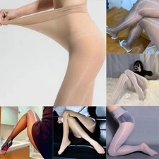 Women High Waist Sexy Oil Shine 8D Glossy Stocking Body Shaped Pantyhose Tights