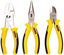 Stanley 84-056 Plier Set: 3 Pc, Slip Joint Pliers Comes in Display Card
