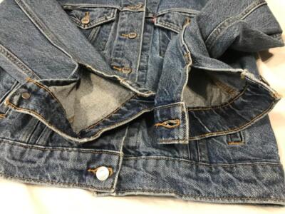 LEVI STRAUSS & CO Blue Denim Trucker JEAN JACKET Womens