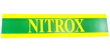 25" X 6" Nitrox Sticker Decal Tank Wrap Scuba Diving Enriched Air Yellow Green