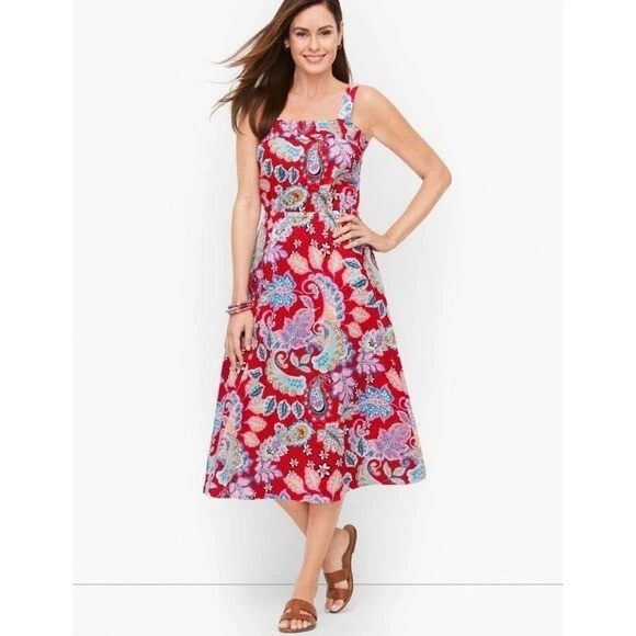 Talbots paisley clearance dress