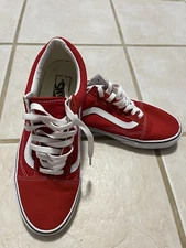 VANS Old Skool Red / White