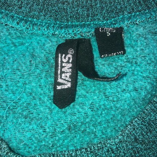 VANS Teal Crew Neck Pullover Sweatshirt ((size Small)) - Picture 6 of 7