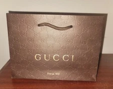 GUCCI Shopping Gift Bag Firenze 1921 Paper - Brand New Wrapped 9x6.7x2.5