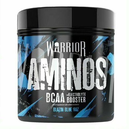 Warrior Aminos Powder 360g - Intra Workout, EAA Powder - 30 Servings - Blue Raz - Picture 5 of 5