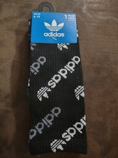 BRAND NEW! ADIDAS ADULT MEDIUM LOGO CREW SOCKS!